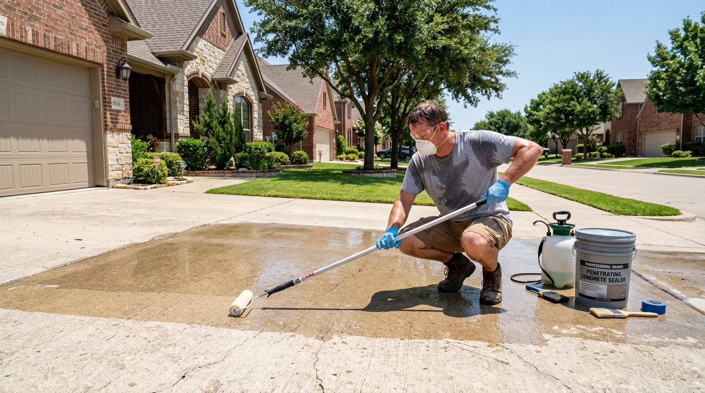 Texas Weather & Your Concrete Driveway in Timberwood Park, TX: Heat, Freezes & What to Expect